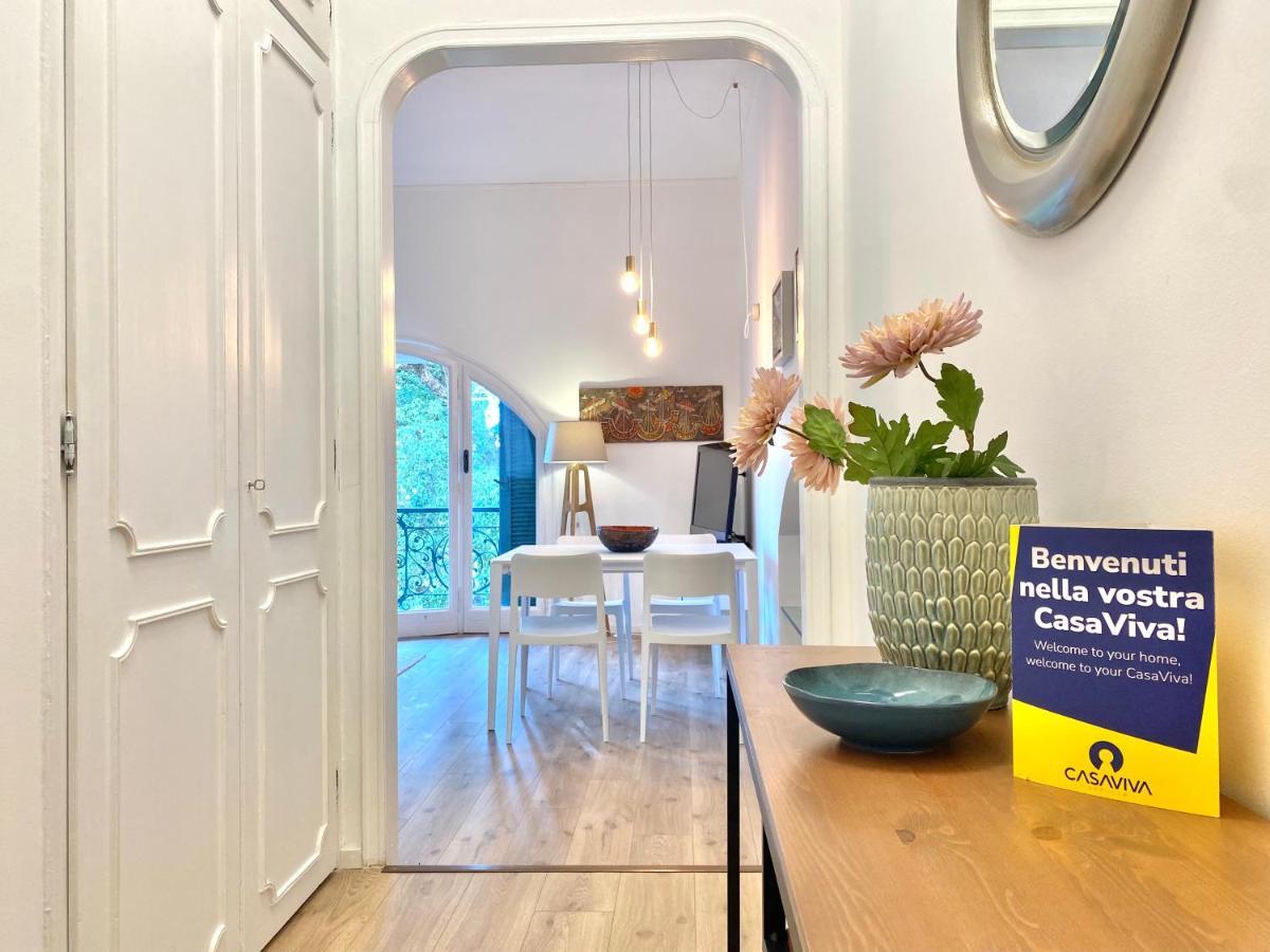 Casaviva-Stylish Trilo With Ac-Shared Pool-Parking Appartement Genua Buitenkant foto
