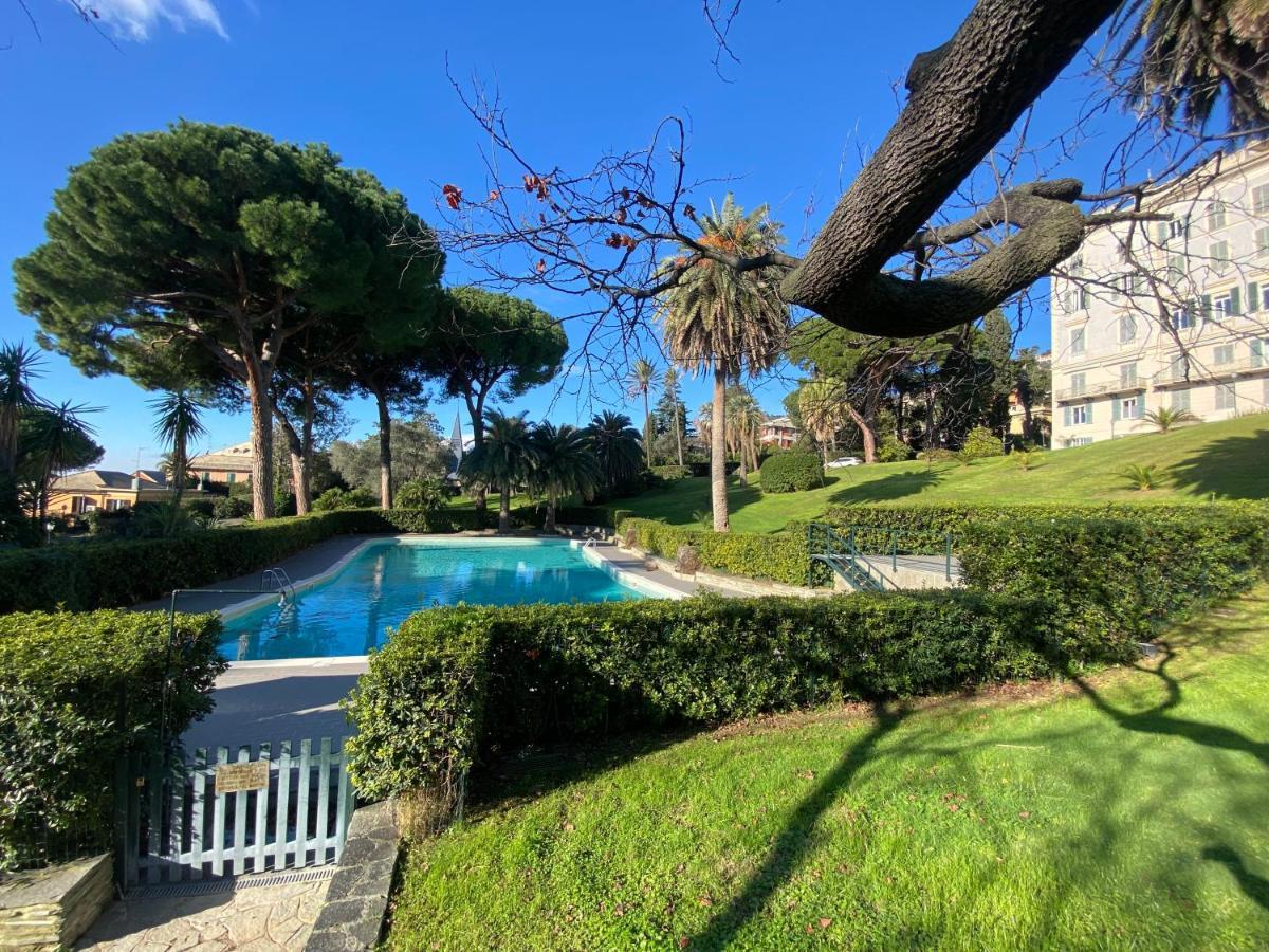 Casaviva-Stylish Trilo With Ac-Shared Pool-Parking Appartement Genua Buitenkant foto